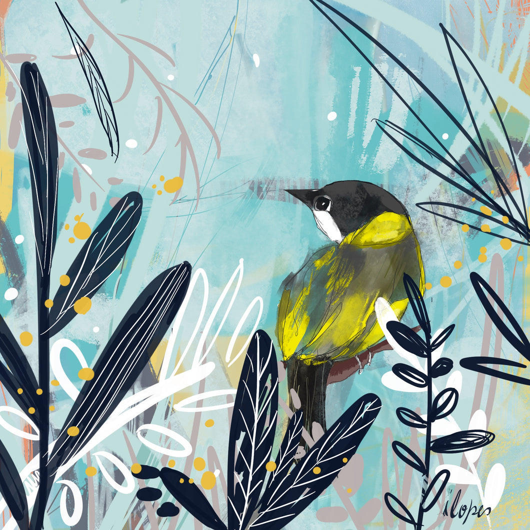bird illustration by Isabel Lopes Artist